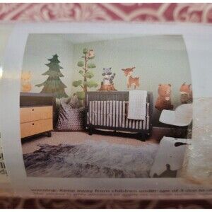 New Sealed Woodland Animals Trees Kid's Nursery Room Decor Wall Declas Stickers